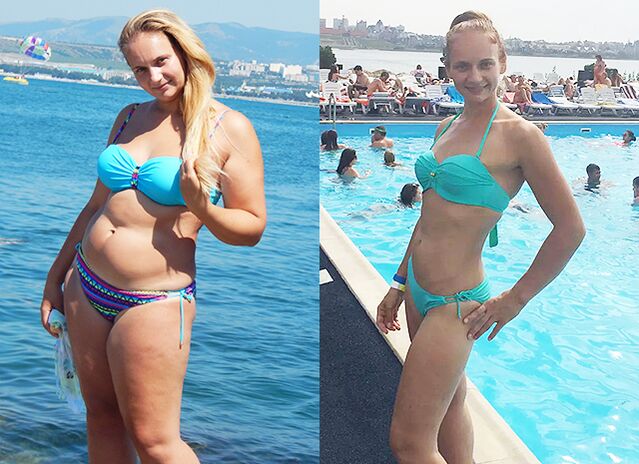 Fotoğraflardan önce ve sonra Varşova'dan Veronica'dan Keto Diyet alma deneyimi