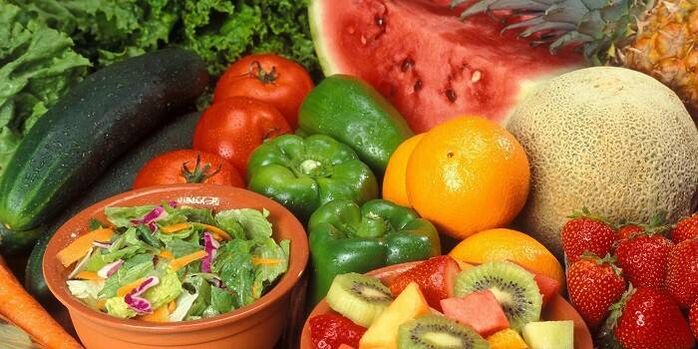 gut için meyve ve sebzeler