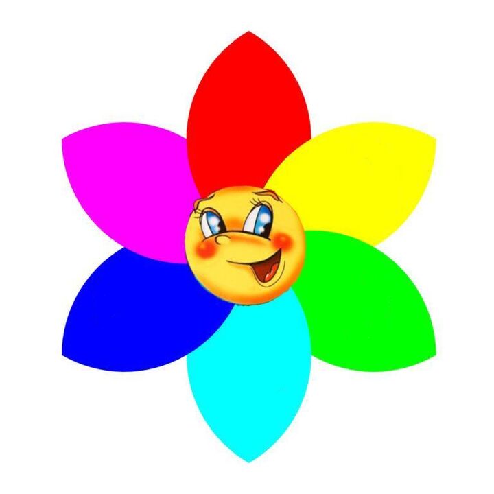 Her biri mono diyeti simgeleyen altı yapraklı renkli kağıttan yapılmış çiçek